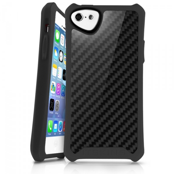 Cover Atom Sheen Carbon nera Cover Atom Sheen Carbon nera
