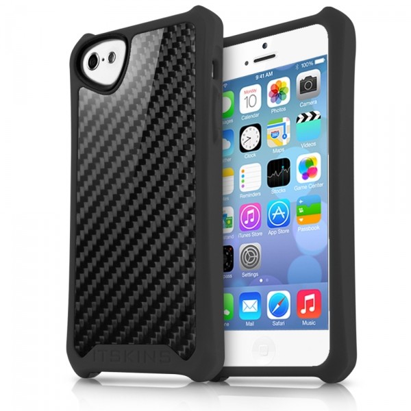 Cover Atom Sheen Carbon nera Cover Atom Sheen Carbon nera
