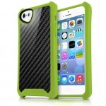 APNP-ATSCA-GREN Cover Atom Sheen Carbon verde per Apple iPhone 5c