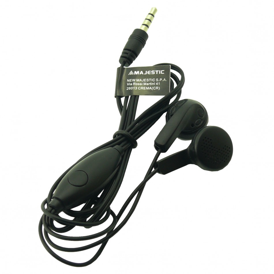 Auricolare Stereo con jack 3,5 mm Auricolare Stereo con jack 3,5 mm
