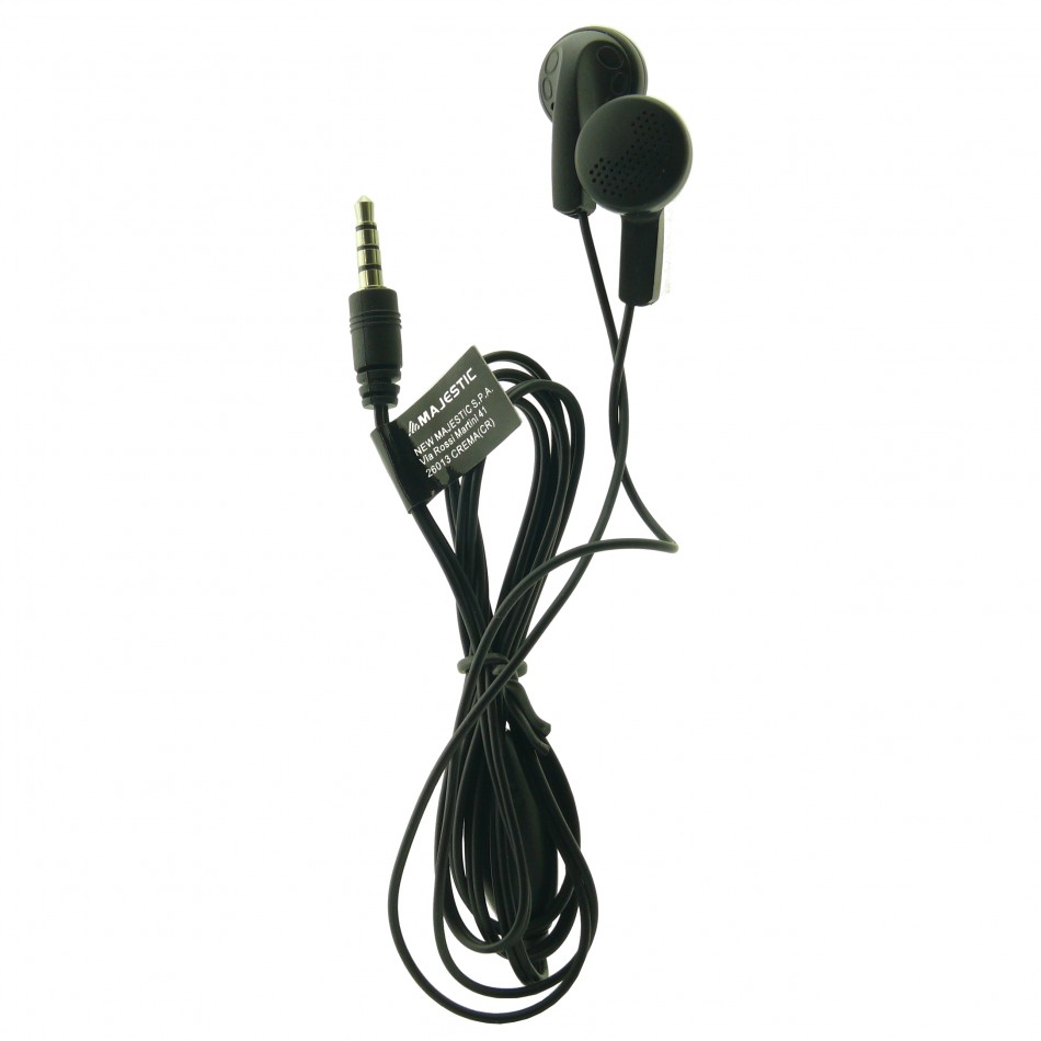 Auricolare Stereo con jack 3,5 mm Auricolare Stereo con jack 3,5 mm