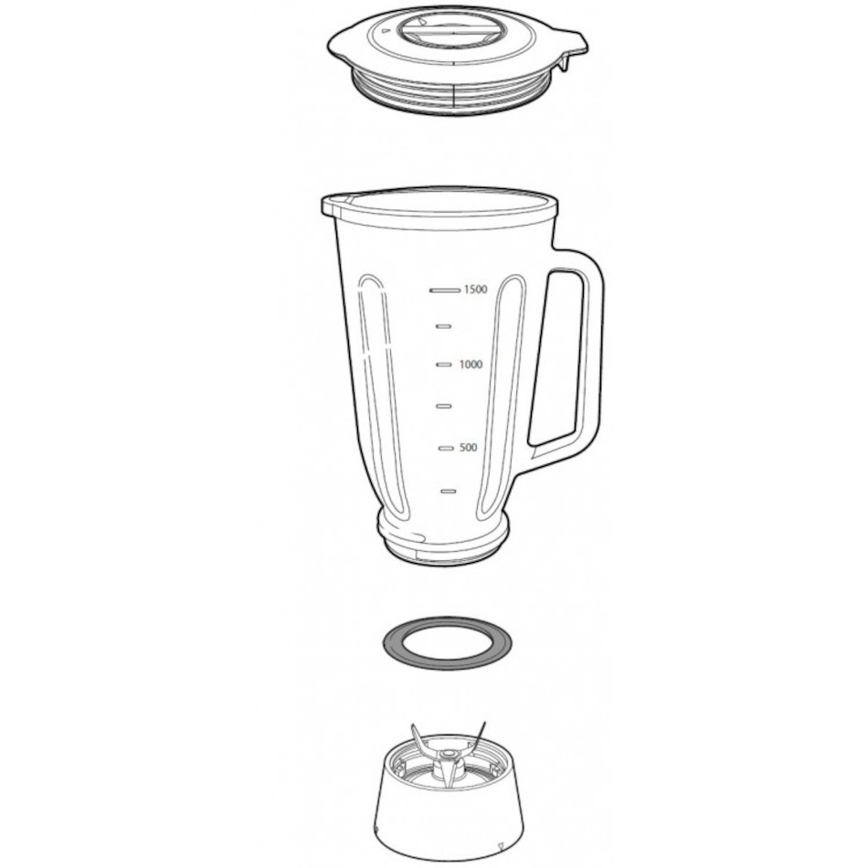 Blocco Caraffa in vetro Blocco Caraffa in vetro