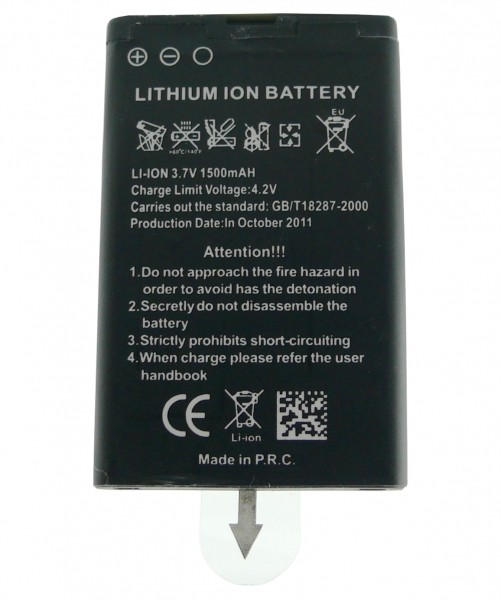 Batteria da 1500 mAh Batteria da 1500 mAh