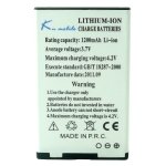 BATAI736 Batteria da 1200 mAh per Kn mobile I736