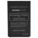 BATTERYAMICODICASA Batteria BRN800-5C a litio 800 mAh bulk per Brondi Amico di Casa+