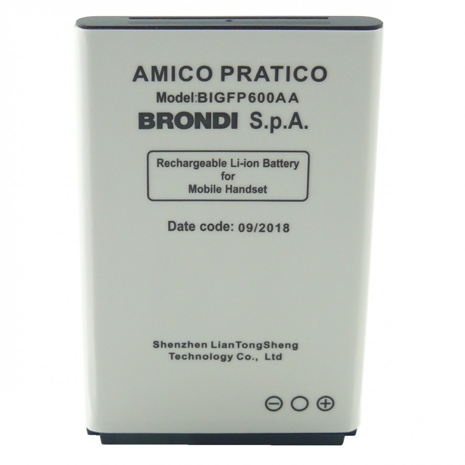 Batteria BL-4C a litio 600 mAh bulk Batteria BL-4C a litio 600 mAh bulk