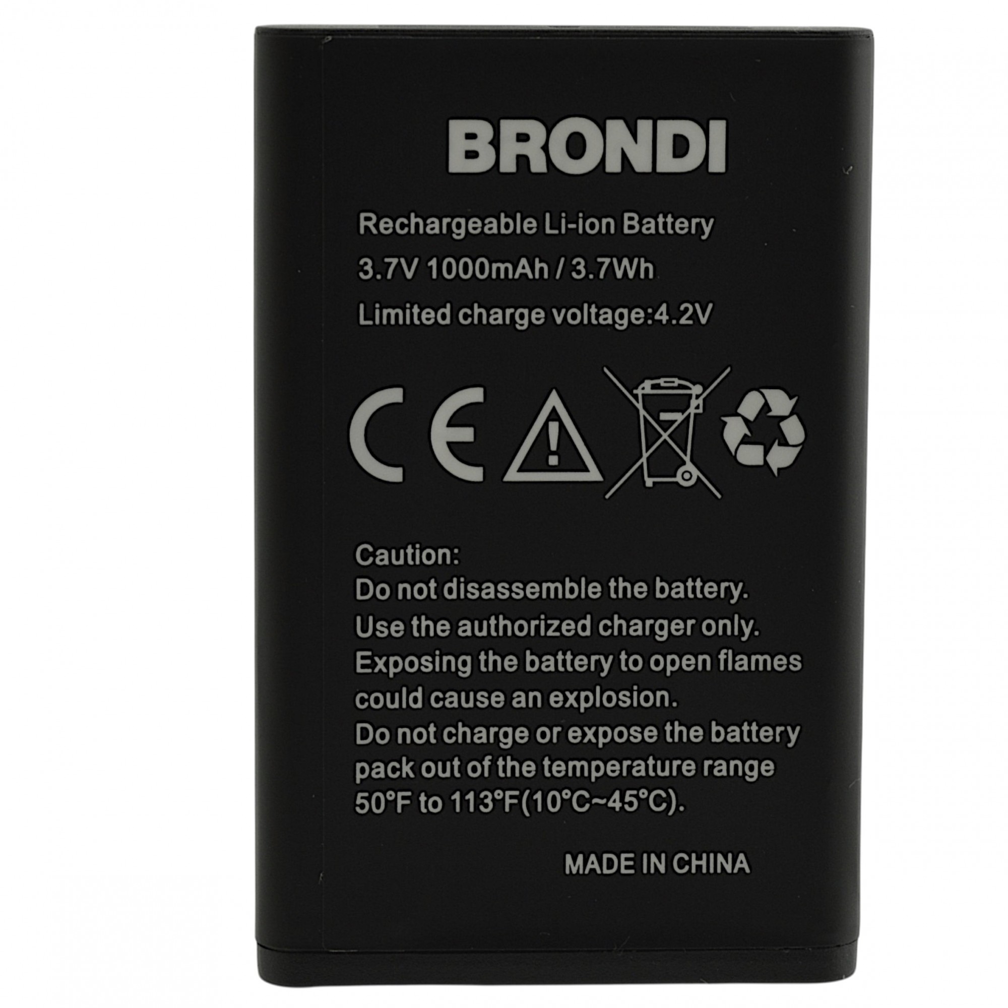 Batteria BRN1000-5C a litio 1000 mAh bulk