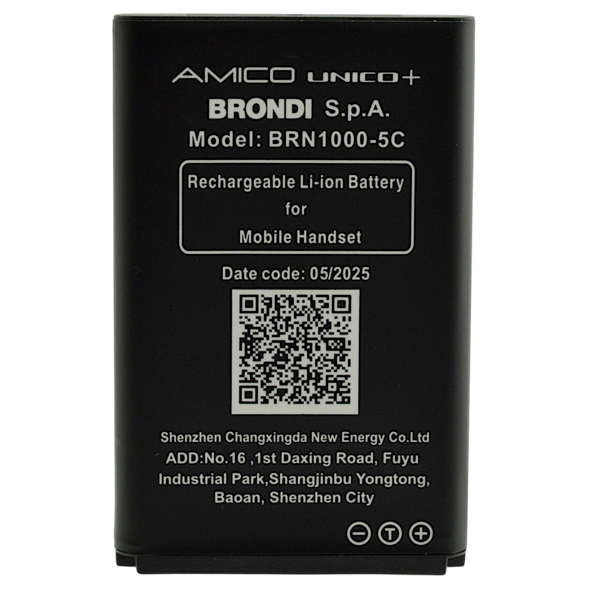 Batteria BRN1000-5C a litio 1000 mAh bulk