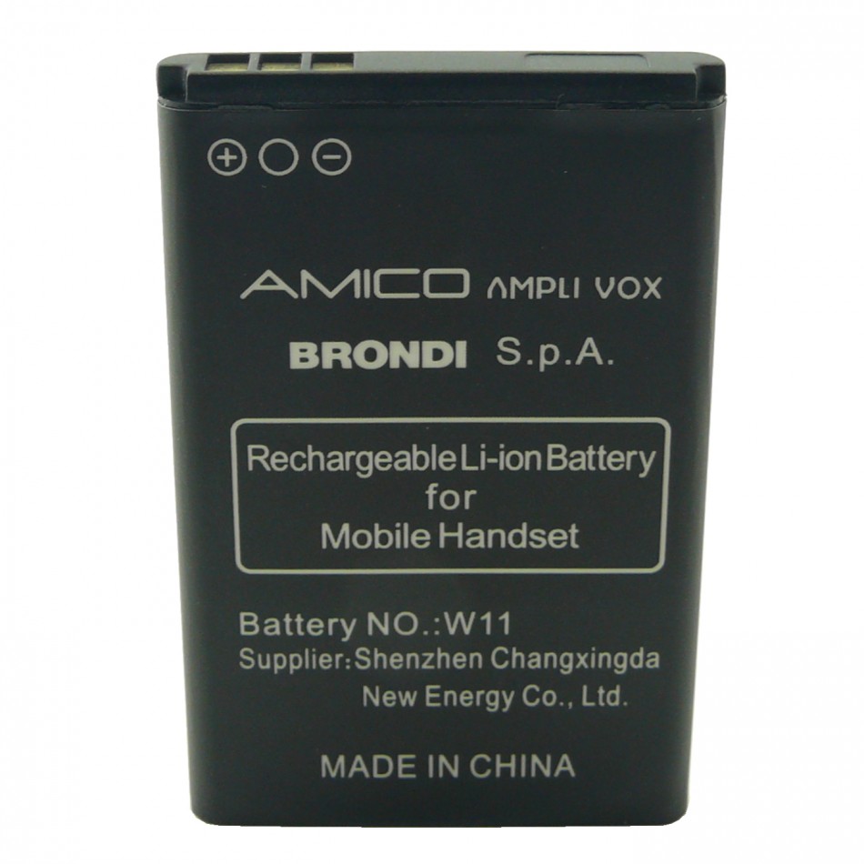 Batteria W11 a litio 800 mAh bulk Batteria W11 a litio 800 mAh bulk