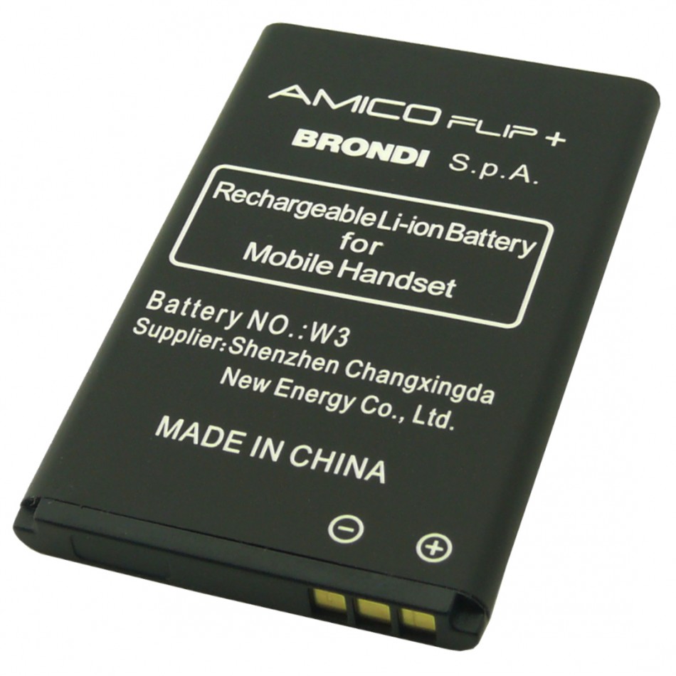 Batteria W3 a litio 800 mAh bulk Batteria W3 a litio 800 mAh bulk