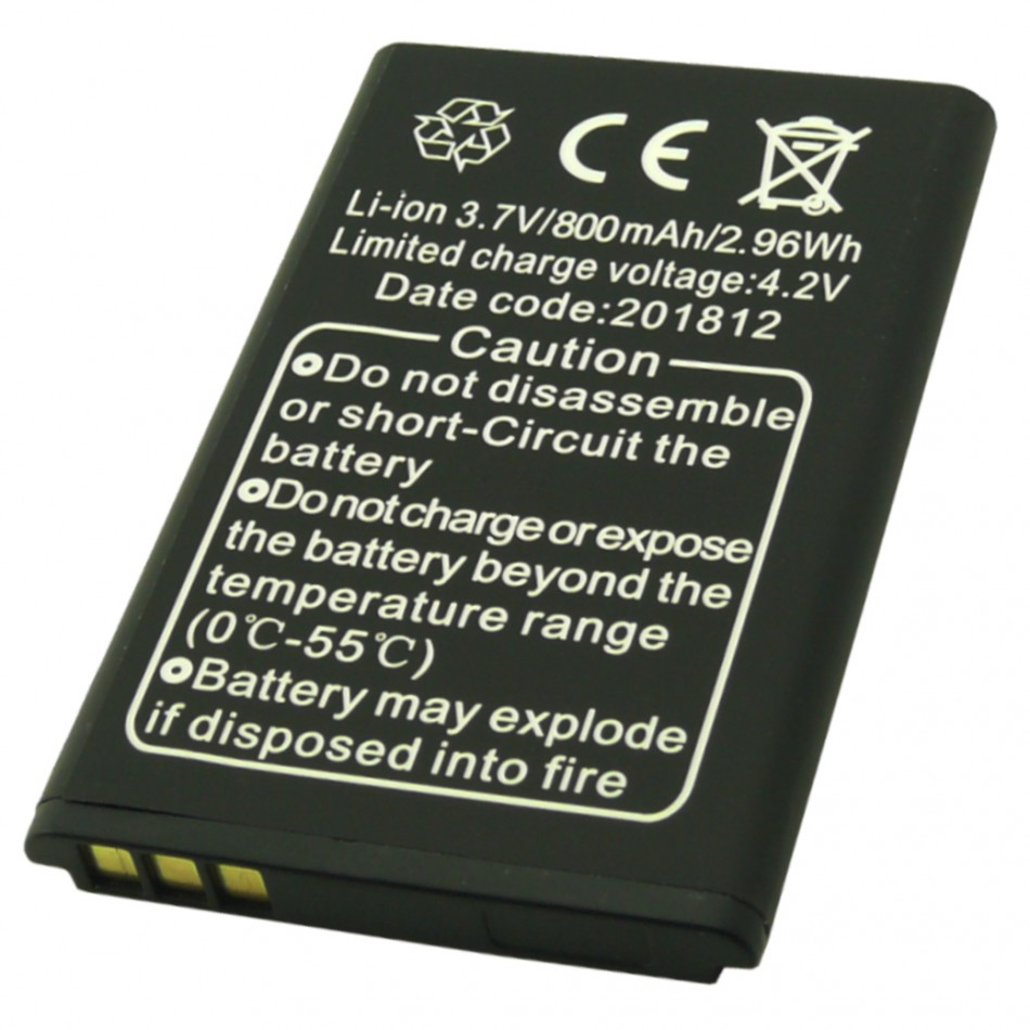 Batteria W3 a litio 800 mAh bulk Batteria W3 a litio 800 mAh bulk
