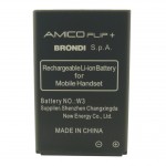 BATTERYFLIP Batteria W3 a litio 800 mAh bulk