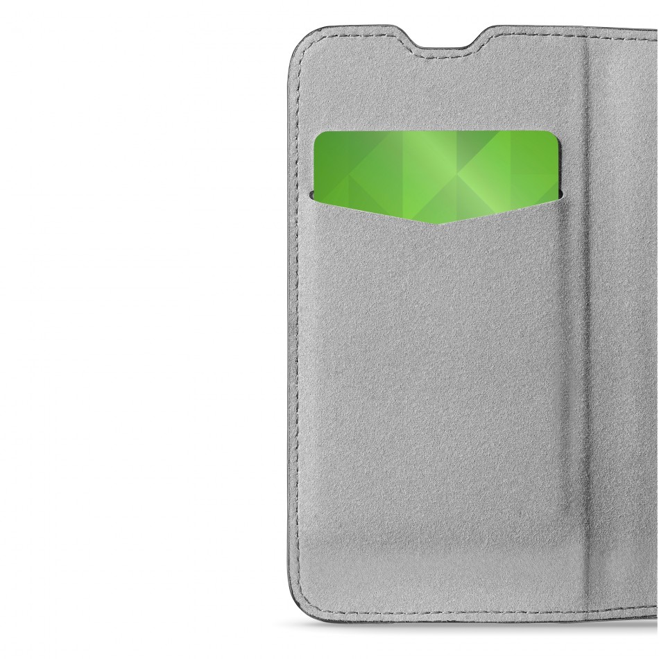 StilGut Custodia A Libro In Vera Pelle Per LG G3s, Colore Nero Nappa - Fatta A Mano, Ultrasottile