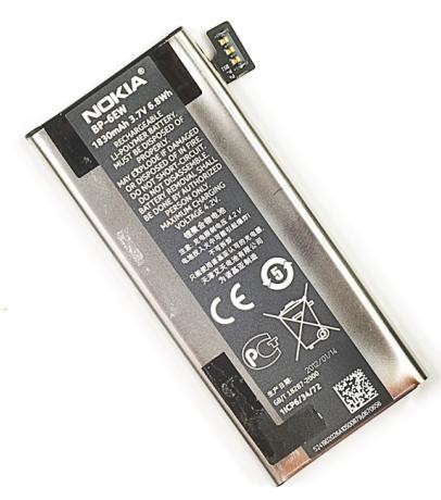 Batteria 3.7V da 1,830 mAh Li-Ion Batteria 3.7V da 1,830 mAh Li-Ion