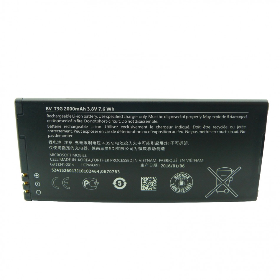 Batteria da 2000 mAh da 3,8V Batteria da 2000 mAh da 3,8V