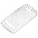 CC-1024WH Custodia al silicone bianca per Nokia Asha 303