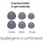 COA01256131 Gommini neri al silicone