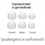 COA01256132 Gommini bianchi al silicone