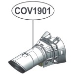 COV37741901 Connettore Raccordo per tubo per LG CordZero A9C-SLIM1C