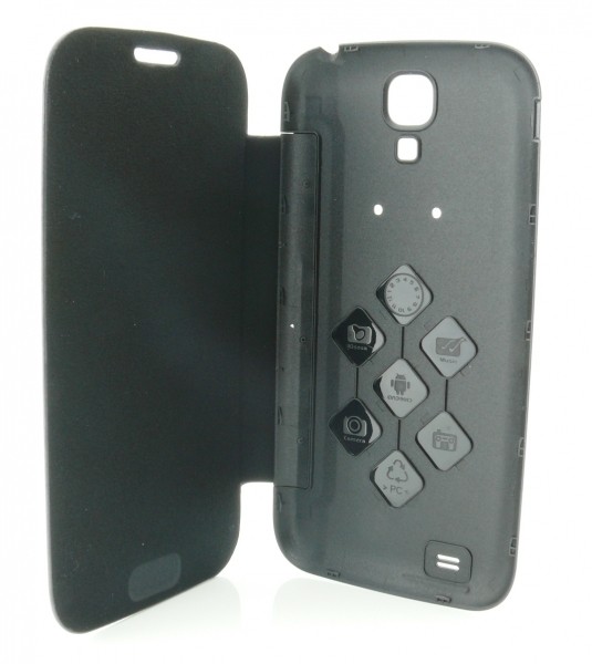 Cover batteria Blu con Flip a libro Cover batteria Blu con Flip a libro