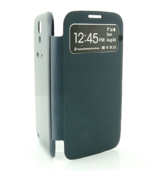 Cover batteria Blu con Flip a libro con S-View Cover batteria Blu con Flip a libro con S-View