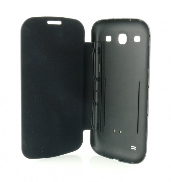 Cover batteria nero con Flip a libro Cover batteria nero con Flip a libro