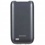 COVERSTRIKE4G Cover batteria grigio per Brondi Strike 4G