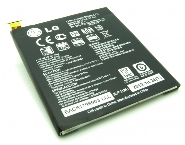 Batteria BL-T3 Li-ion 3,7V da 2080 mAh Batteria BL-T3 Li-ion 3,7V da 2080 mAh