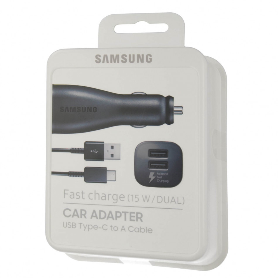 Caricabatteria auto fast charger 2 ampere Type-C dual Caricabatteria auto fast charger 2 ampere Type-C dual