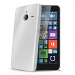 GELSKIN478 Cover in morbido TPU anti-shock bianco per Microsoft Lumia 640 XL