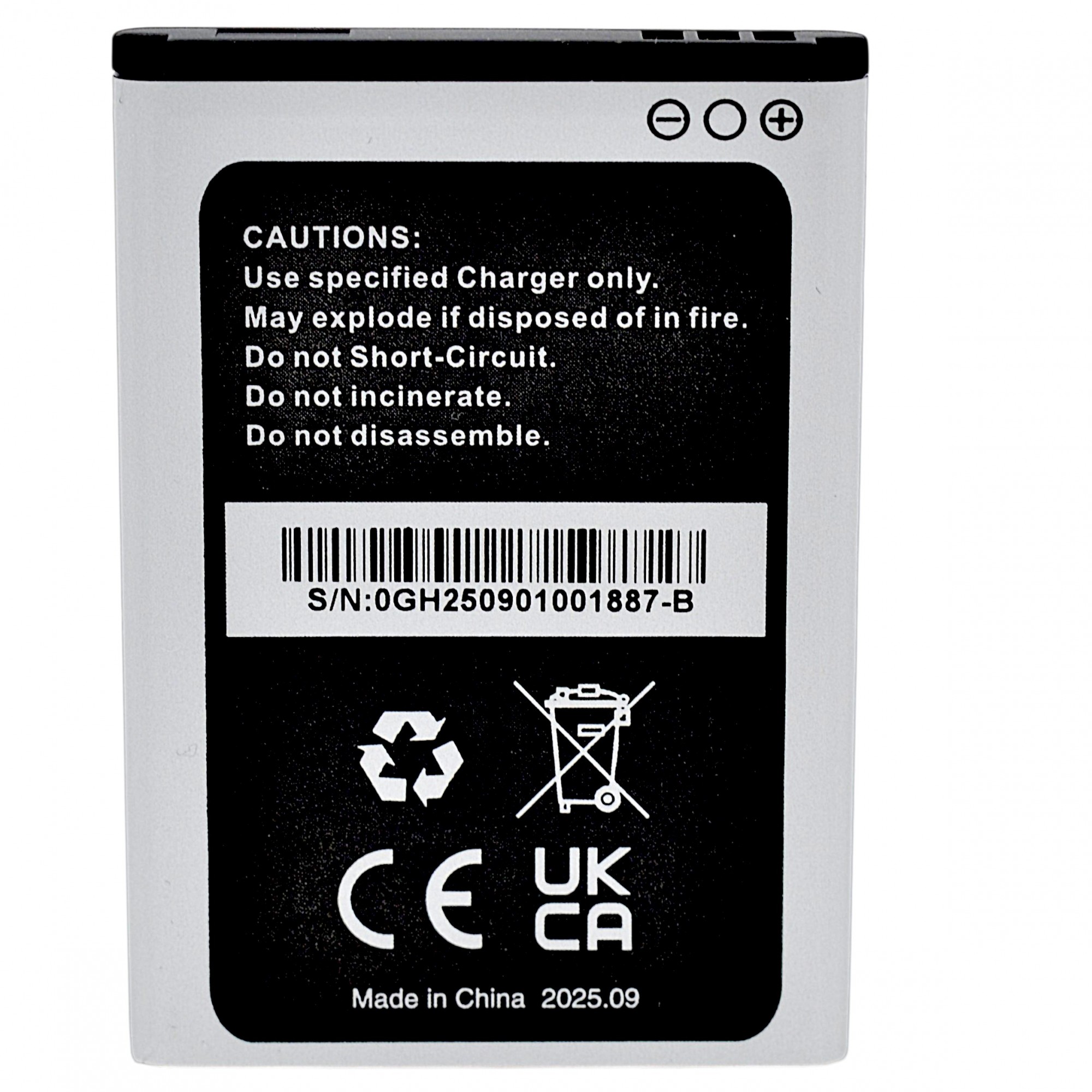 Batteria a litio 1100 mAh bulk