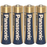 Batterie stilo Panasonic confezione da 4 Alkaline Power