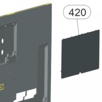 MCK71572404 Cover,Accessory per Oled G4, G5