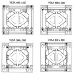 Staffa a muro WB24GCB