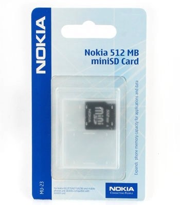 Memory card miniSD MU-24 da 512 GB Memory card miniSD MU-24 da 512 GB