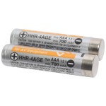 Batterie ministilo ricaricabili 700 mAh