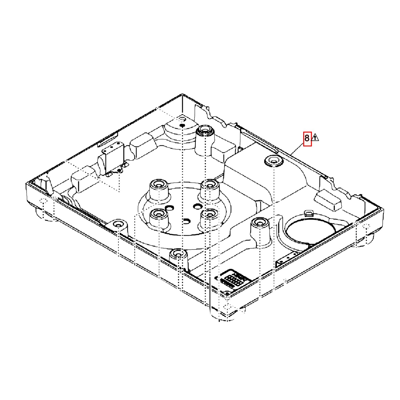 Bottom Chassis Pos.8