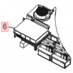 TTD0014 OPERATION UNIT Pos.6 black per Technics SL-1300GE
