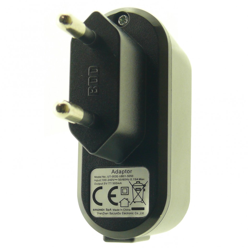 Alimentatore di rete da 500 mA Alimentatore di rete da 500 mA