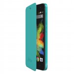 WKBLOOMFL239T Custodia a libro turchese per Wiko Bloom