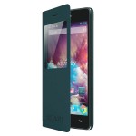 WKHIHGFL372B Custodia a flip con finestra nera per Wiko Highway