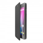 WKLENNYFL403B Custodia a libro nera per Wiko Lenny