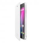WKLENNYFL410W Custodia a libro bianca per Wiko Lenny