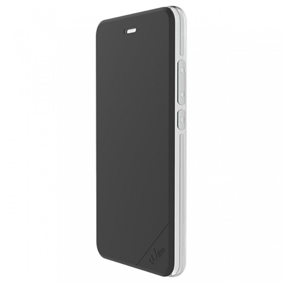 Custodia con flip cover e retro trasparente Custodia con flip cover e retro trasparente