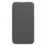 WKPRFIBK2510 Custodia con flip cover e retro trasparente per Wiko Sunny 2