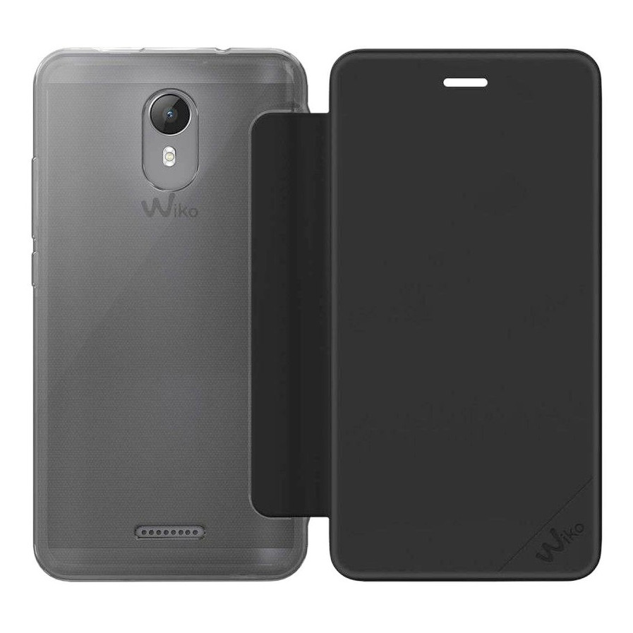 Custodia con flip cover e retro trasparente Custodia con flip cover e retro trasparente