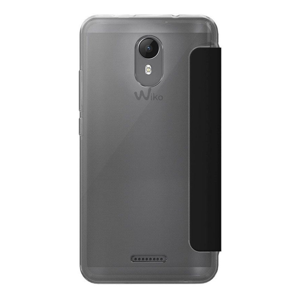 Custodia con flip cover e retro trasparente Custodia con flip cover e retro trasparente