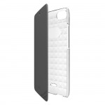 WKRAINBJAMBK Custodia a libro nera con retro trasparente per Wiko Rainbow Jam 3g