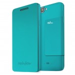 WKRAINFL1730T Custodia a libro turchese per Wiko Rainbow