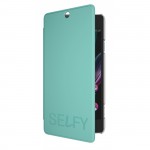 WKSELFYFLCY Custodia a libro turchese per Wiko Selfy